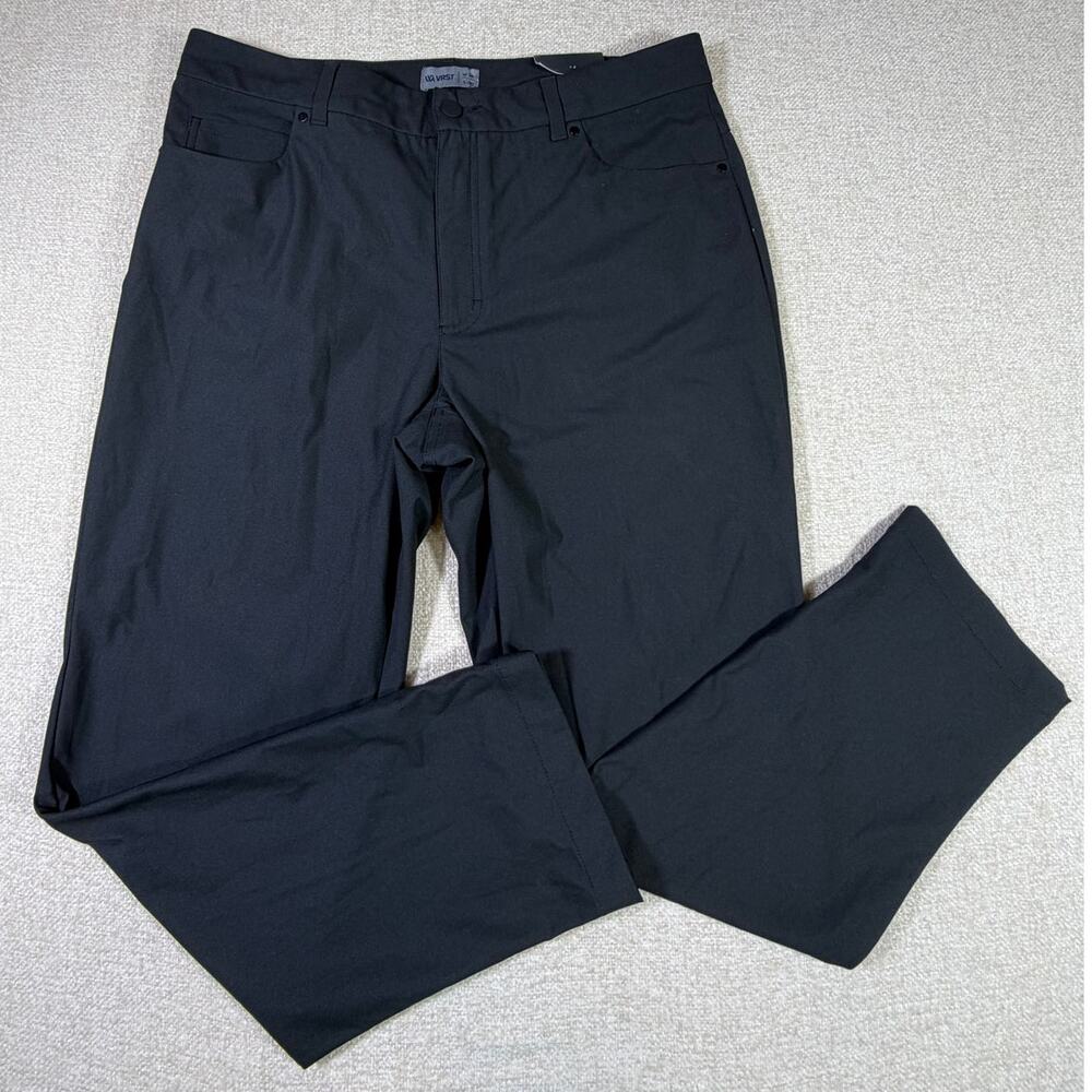 VRST Men 36x60 Black Athletic Fit Stretch 5 Pocket Performance Pants NWT Casual